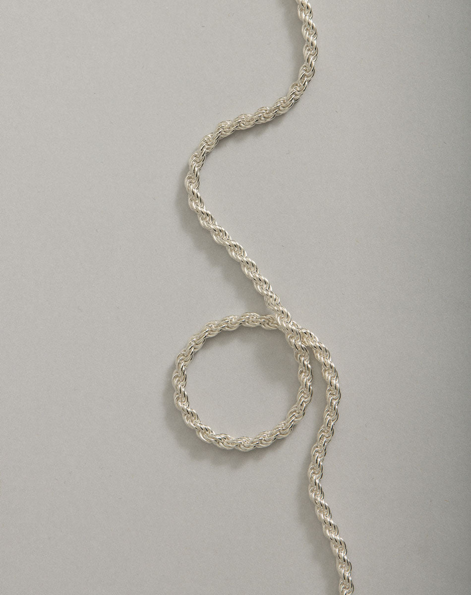 Rope Chain Necklace | Sterling Silver – Meadowlark Jewellery