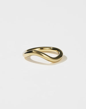 Twisted Halo Band | 23k Gold Plated