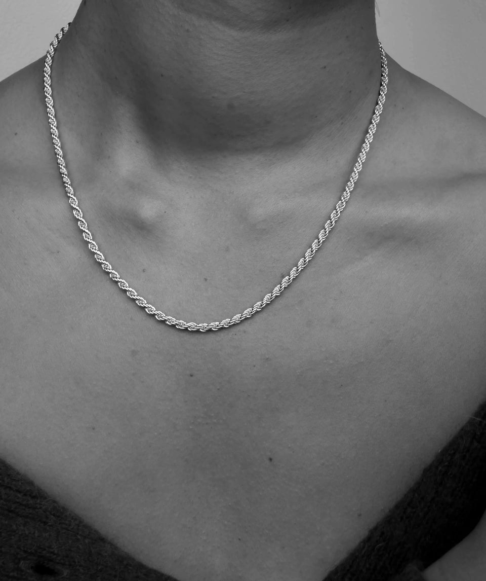 Rope Chain Necklace | Sterling Silver – Meadowlark Jewellery