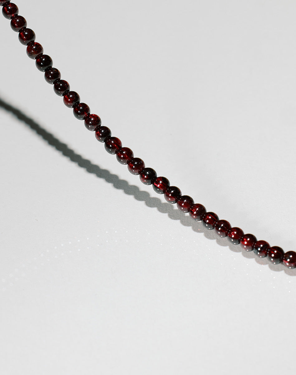 Garnet Bead Necklace