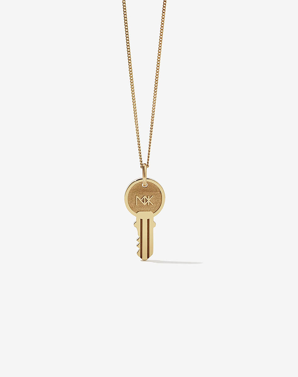 Necklace with a key on sale pendant