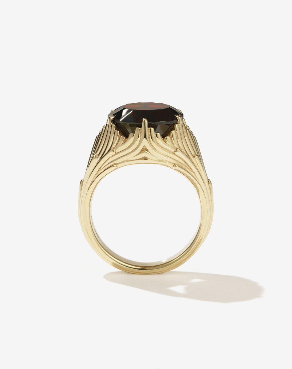 Gold plated hotsell cocktail ring
