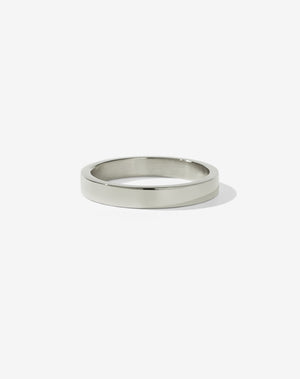 3mm Plain Band | 14ct White Gold