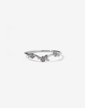 Alba Band Stone Set | Sterling Silver