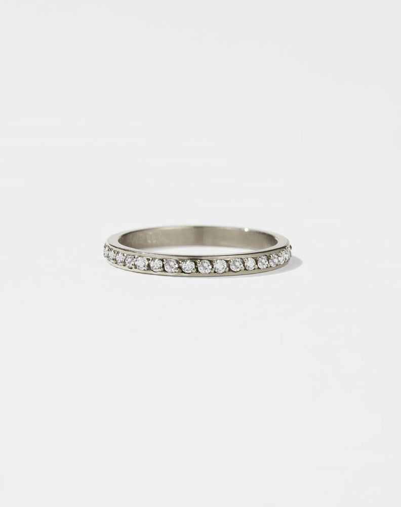 Bella Eternity Band | 14ct White Gold