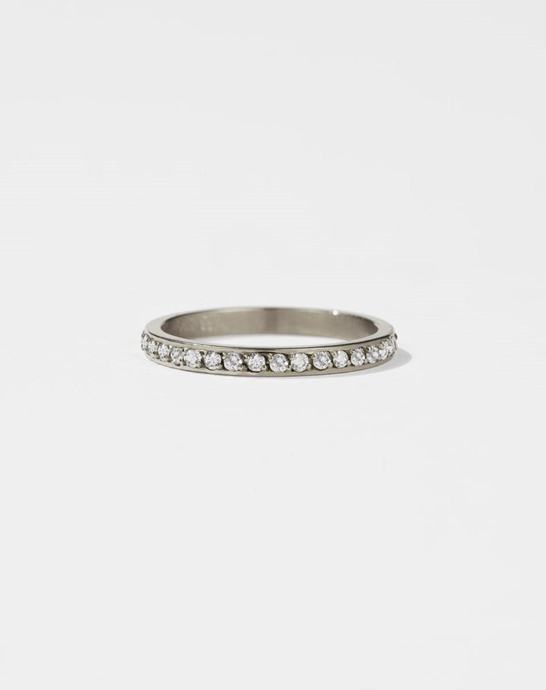Bella Eternity Band | 18ct White Gold