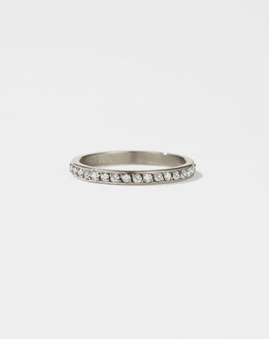 Bella Eternity Band | 9ct White Gold