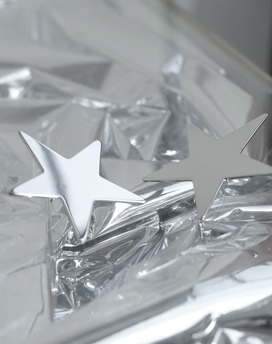 Big Star Earrings | Sterling Silver