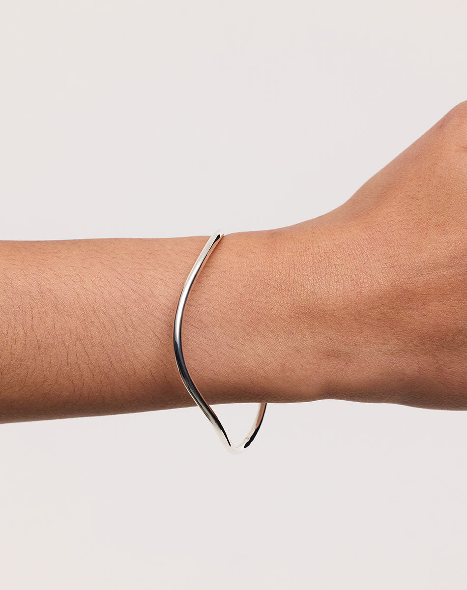 Bliss Bangle | Sterling Silver