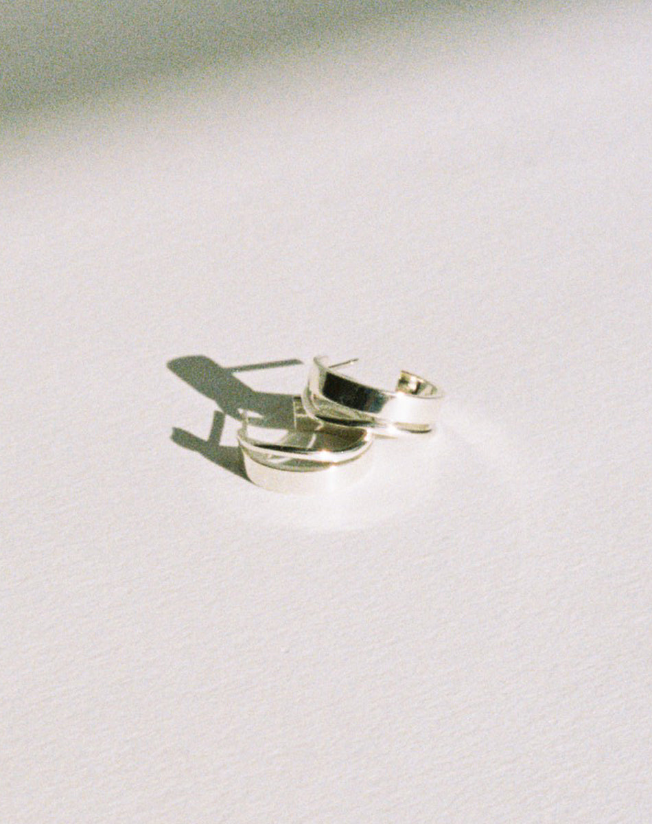 Bliss Hoops Medium | Sterling Silver
