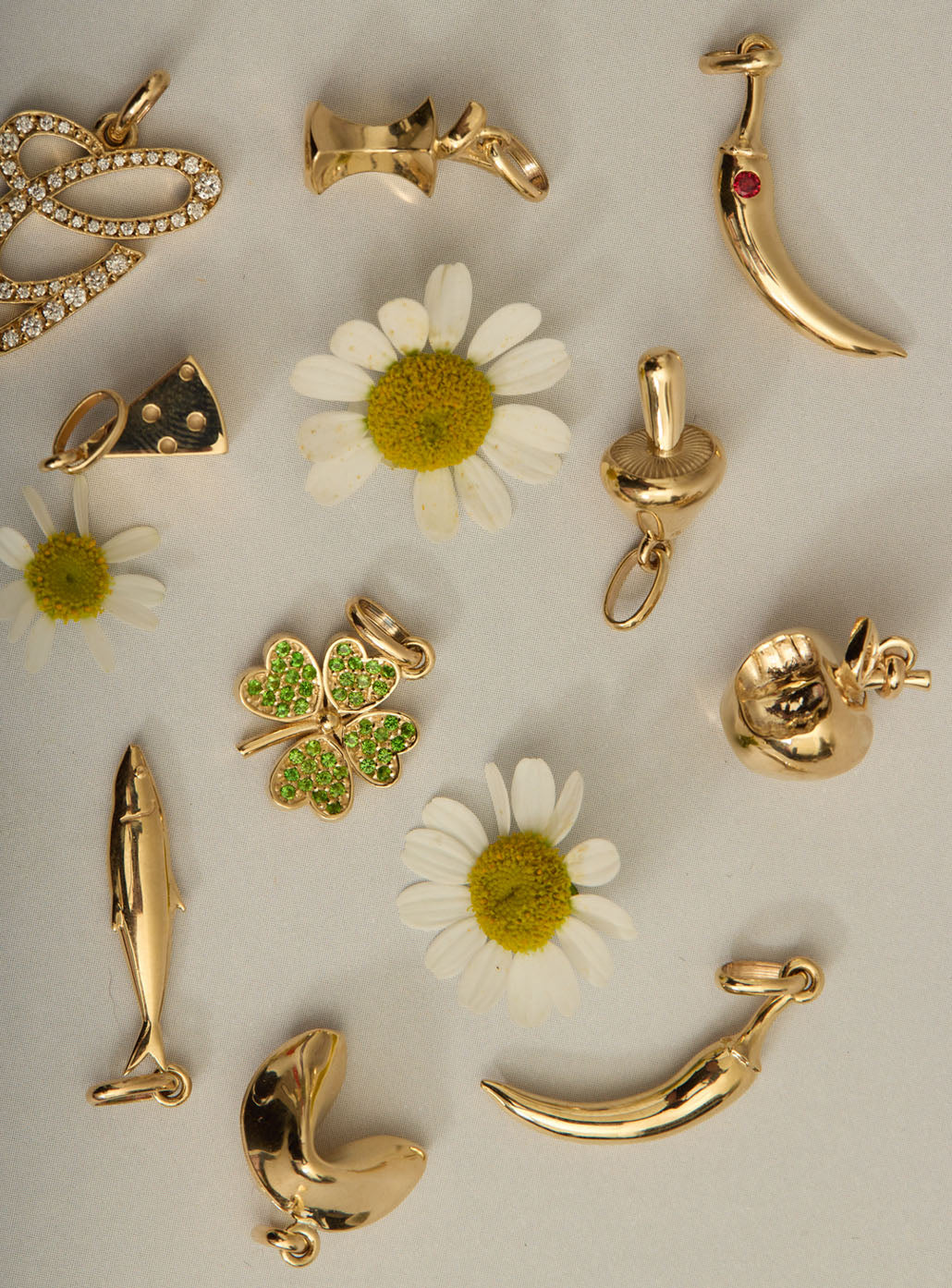 Apple Core Charm Necklace | Sterling Silver