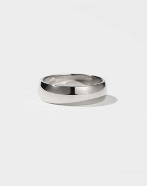 Classic Half Round Band | Sterling Silver