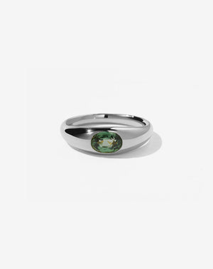 Claude Ring with Stone | Sterling Silver