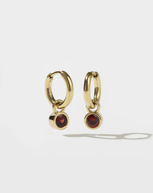Cosmo Hoop Earrings | 23k Gold Plated