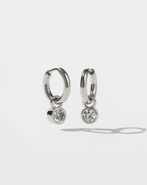Cosmo Hoop Earrings | Sterling Silver