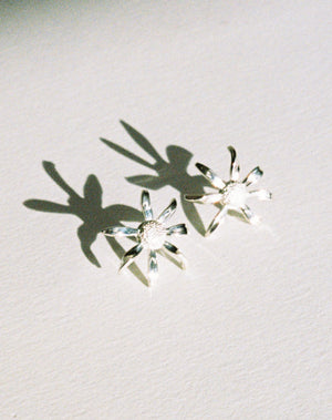 Daisy Earrings Medium | 23k Gold Plated