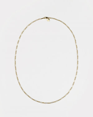 Decorative Fine Chain Necklace | 23k Gold Plated