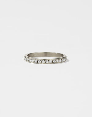 Bella Eternity Band | 14ct White Gold