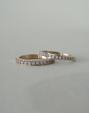 Bella Eternity Band | 14ct White Gold