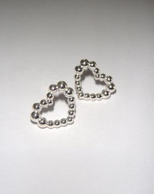 Fizzy Heart Studs | 23k Gold Plated