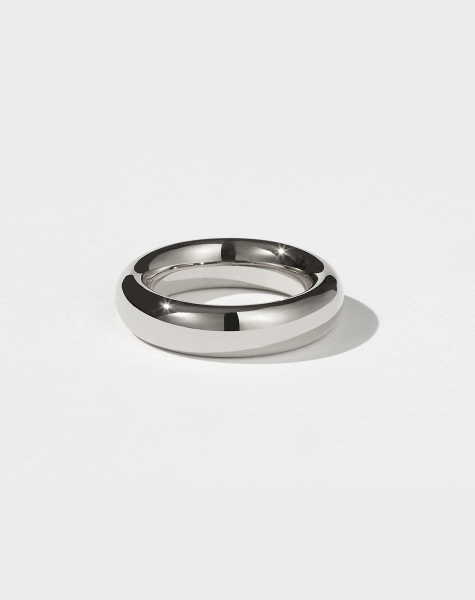 Halo Band 6mm | Sterling Silver