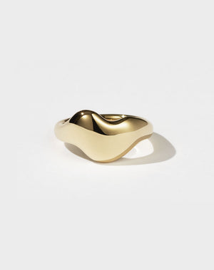 Lava Heart Band | 9ct Solid Gold