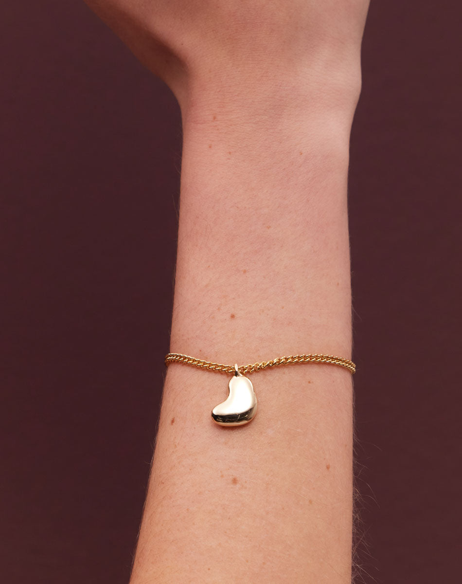 Lava Heart Bracelet | 9ct Solid Gold