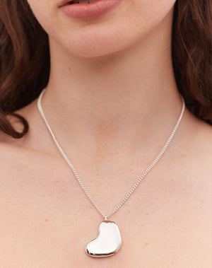 Lava Heart Necklace Large | 9ct Solid Gold