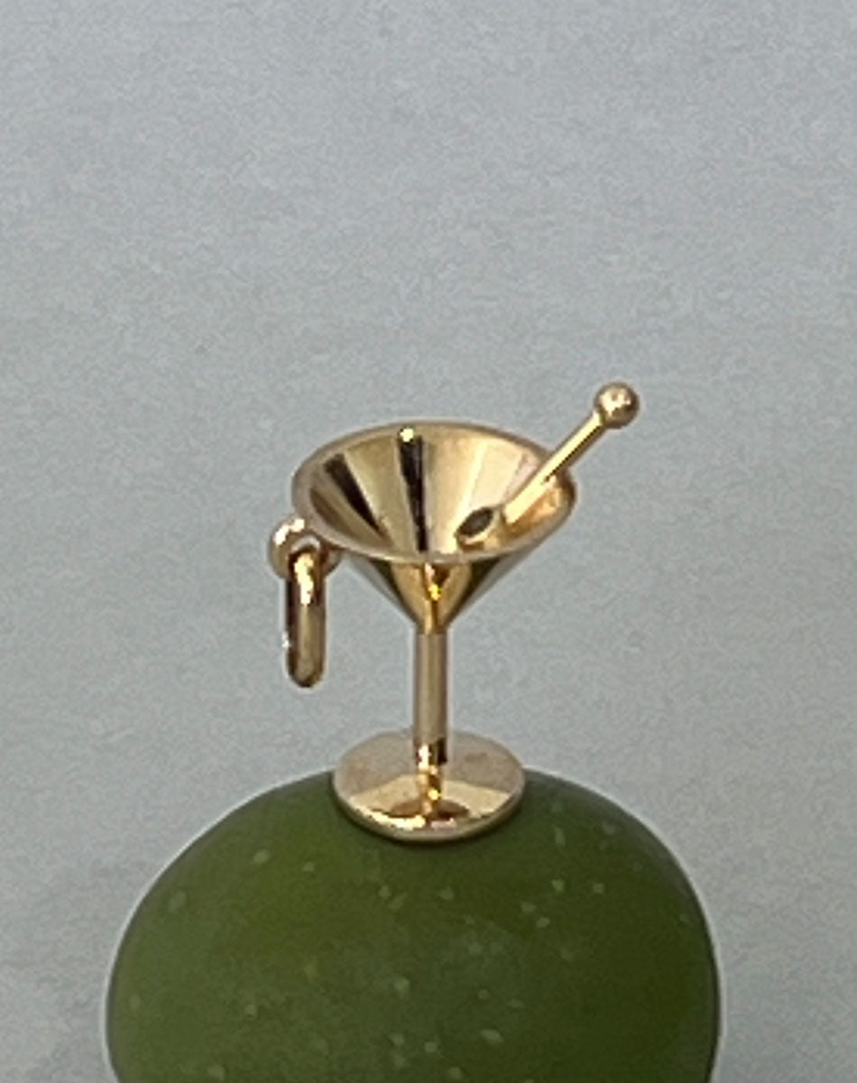 Martini Charm Set | Sterling Silver