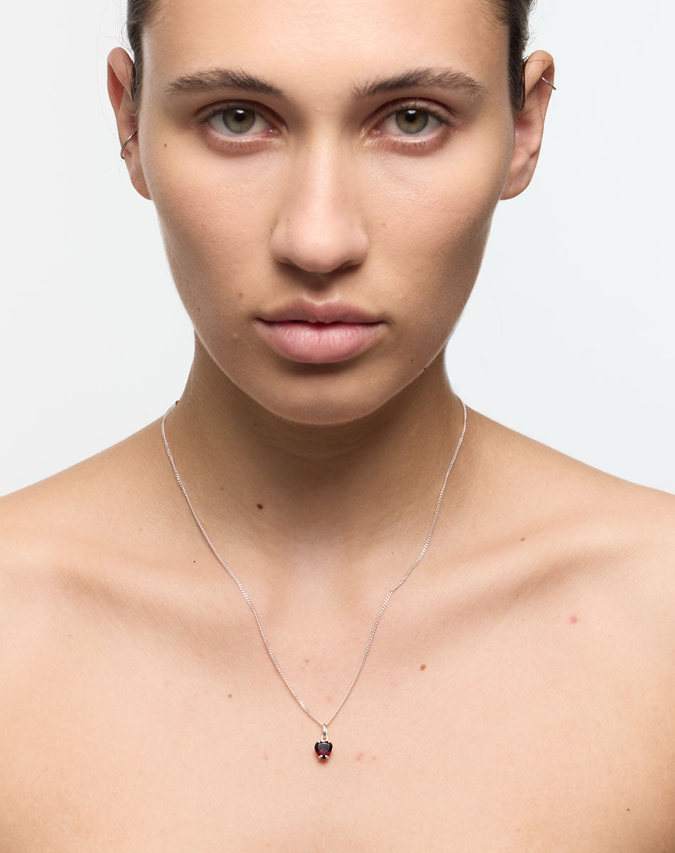 Heart Jewel Necklace | 9ct Solid Gold