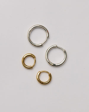 Aria Hoops | Sterling Silver