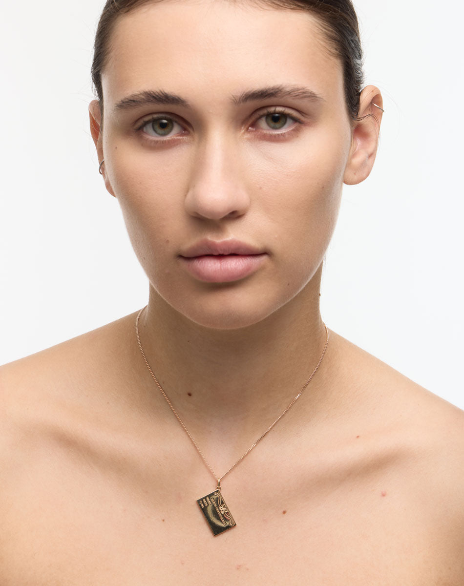 Birth Certificate Charm | Sterling Silver