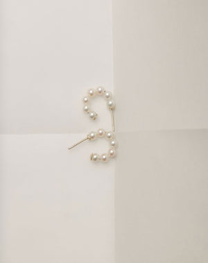 Paris Hoop Earrings | Sterling Silver