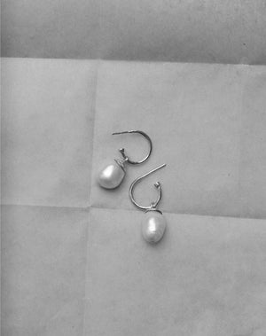 Baroque Signature Hoops | Sterling Silver