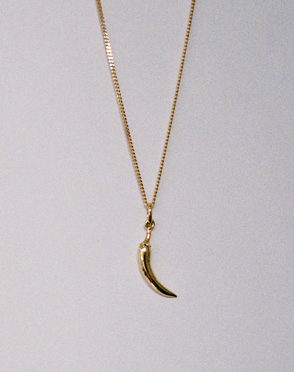 Chilli Charm Necklace | Gold Plated