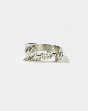 Darling Knuckleduster Cursive | Sterling Silver