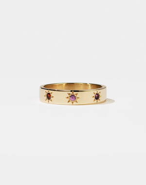 Lulu 3 Star Band | 9ct Solid Gold