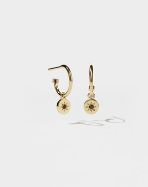 Lulu Signature Hoops | 9ct Solid Gold