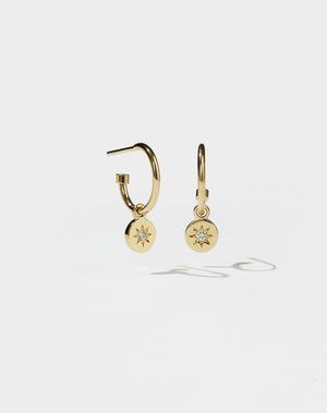 Lulu Signature Hoops | 9ct Solid Gold