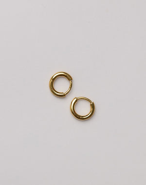 Mini Aria Hoops | 23k Gold Plated