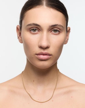 Wheat Chain Necklace | 23k Gold Plated