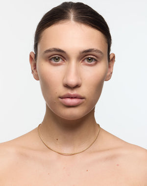 Wheat Chain Necklace | 23k Gold Plated