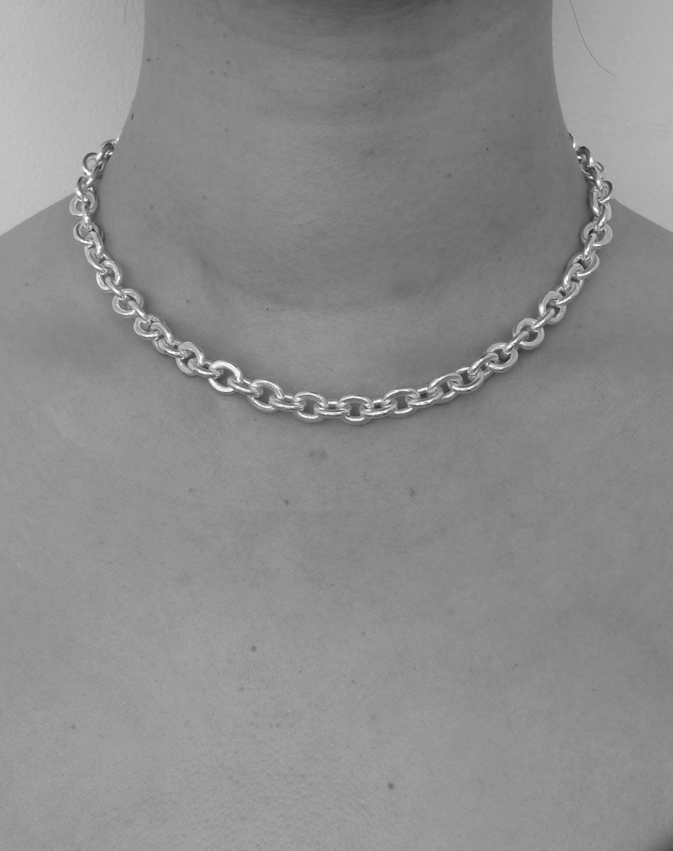 Heavy Cable Necklace | Sterling Silver