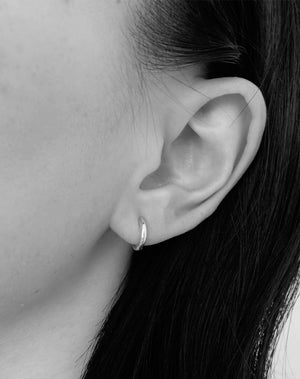 Mini Aria Hoops | Sterling Silver