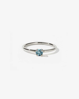 Micro Round Ring | Sterling Silver