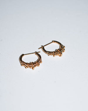 Revival Hoop Earrings Small | 23k Gold Plated