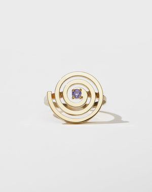 Spiral Ring Set | 23k Gold Plated