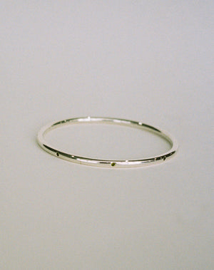 Stoned Bangle | 9ct Solid Gold