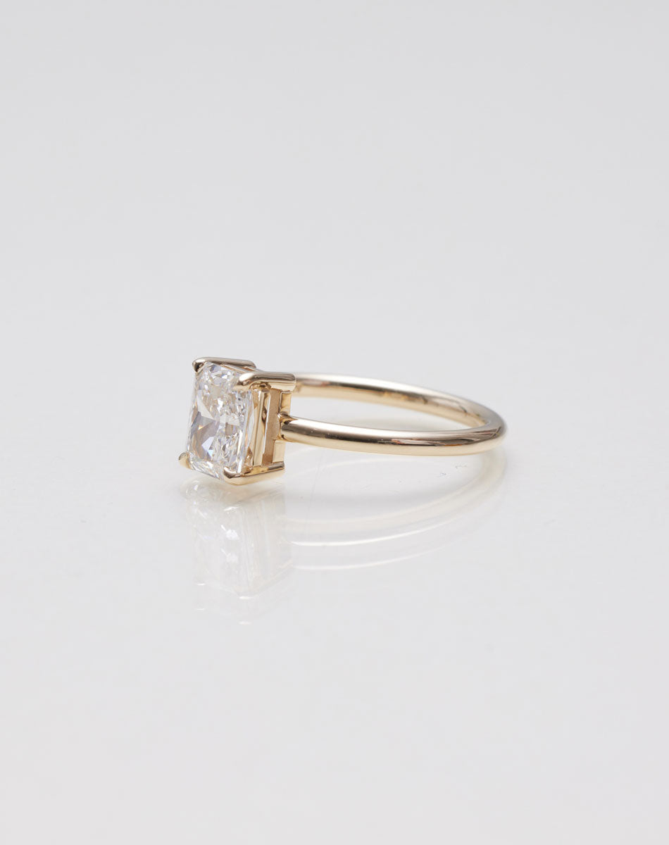 Shop – Uma Ring | Radiant Diamond Solitaire | 9ct Gold - Meadowlark ...