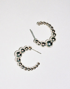 Fizzy Hoops Medium | Sterling Silver